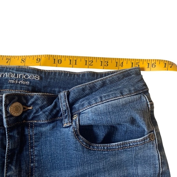 Maurice’s Women’s Mid-Rise Straight Leg Jeans Sz 10L - Picture 9 of 11